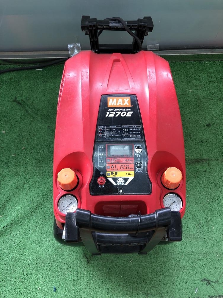 015○ジャンク品○MAX マックス 高圧エアコンプレッサ AK-HH1270E ※圧