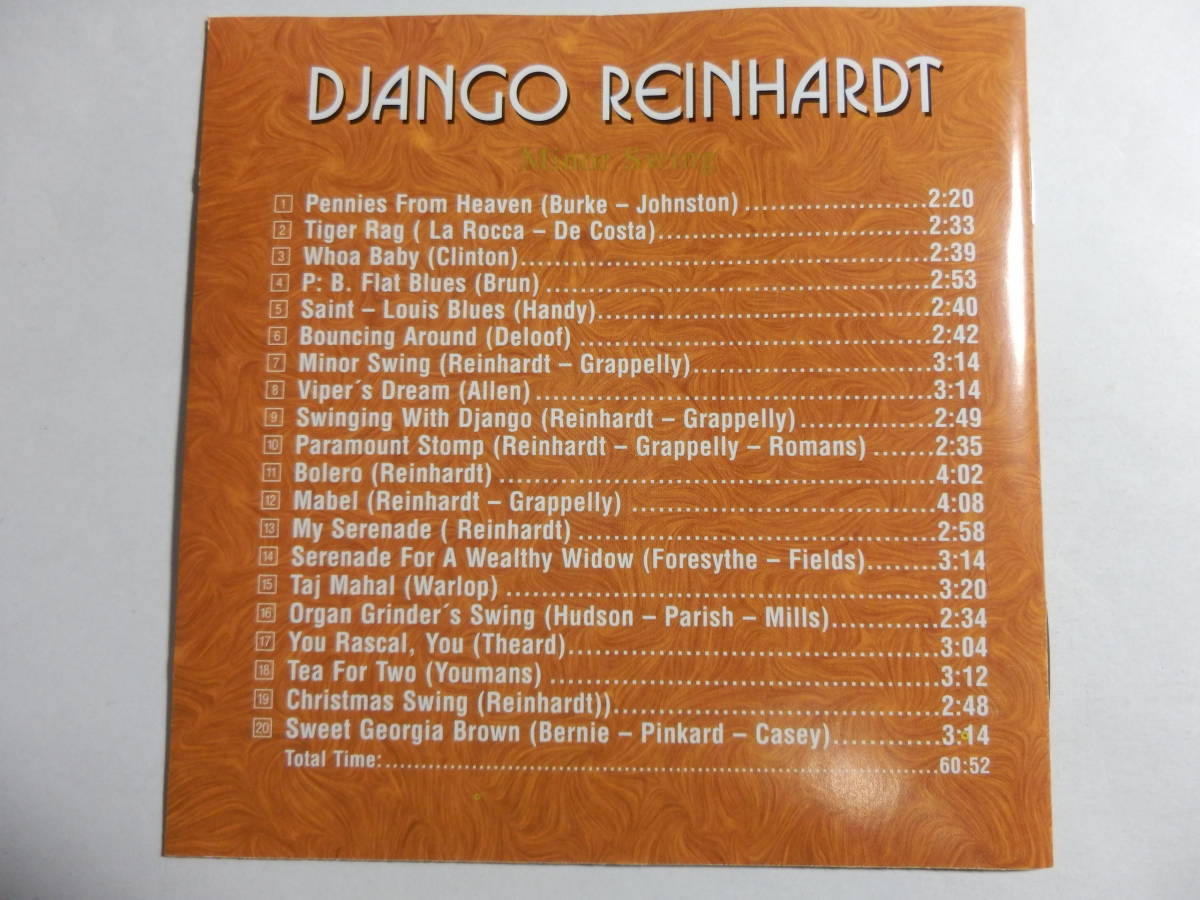 CD/ジャンゴ.ラインハルト/Django Reinhardt - Djangology (Disc 2)/Pennies From Heaven:Django/Whoa Baby:Django/Minor Swing:Django 他_画像8