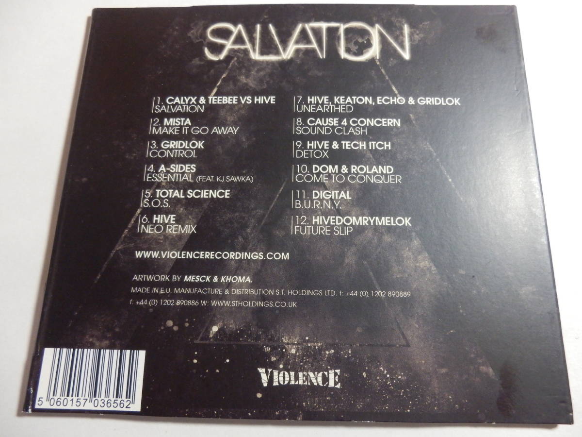 CD/ドラムンベース/Various- Salvation/Total Science:S.O.S./Hive:Neo Remix/Cause 4 Concern:Sound Clash/Dom & Roland:Come To Conquer_画像2