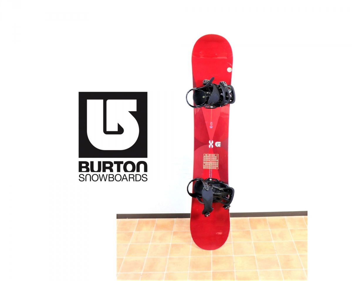 全長約 155cm】 BURTON X8 155 バートン スノーボード レッドカラー
