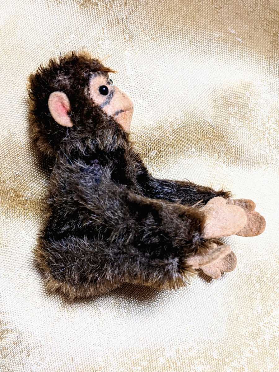 シュタイフ Jocko Chimpanzee チンパンジーのジョコ 猿 さる ビンテージ アンティーク サル STEIFF ジョコ チンパンジー 人形 ぬいぐるみ_画像4