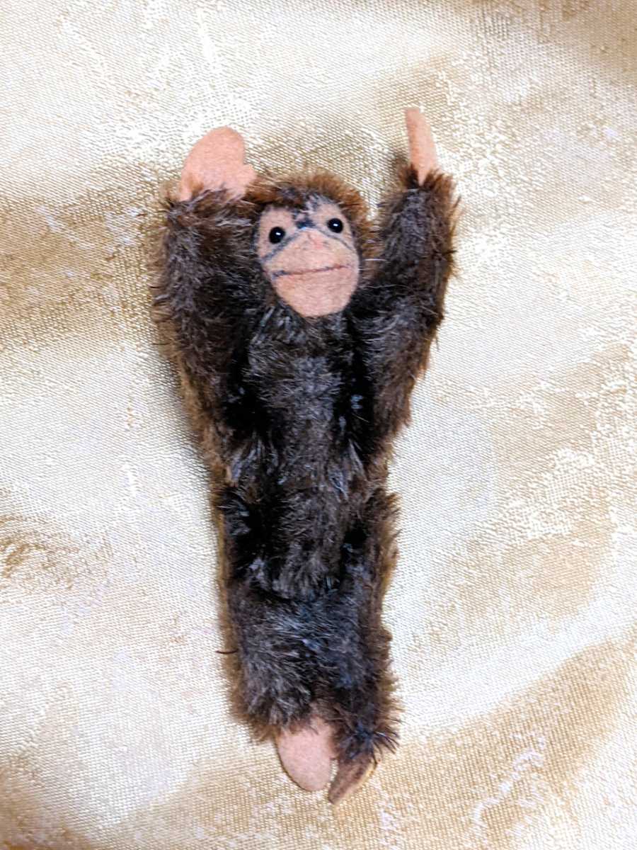 シュタイフ Jocko Chimpanzee チンパンジーのジョコ 猿 さる ビンテージ アンティーク サル STEIFF ジョコ チンパンジー 人形 ぬいぐるみ_画像7