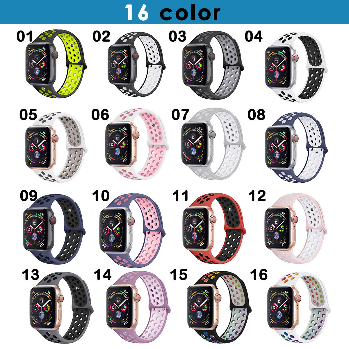 [Applewatch band 05 white × gray 42mm/44mm/45mm] Apple watch belt series 1 2 3 4 5 6 SE 7 SE2 8 sport woman man 