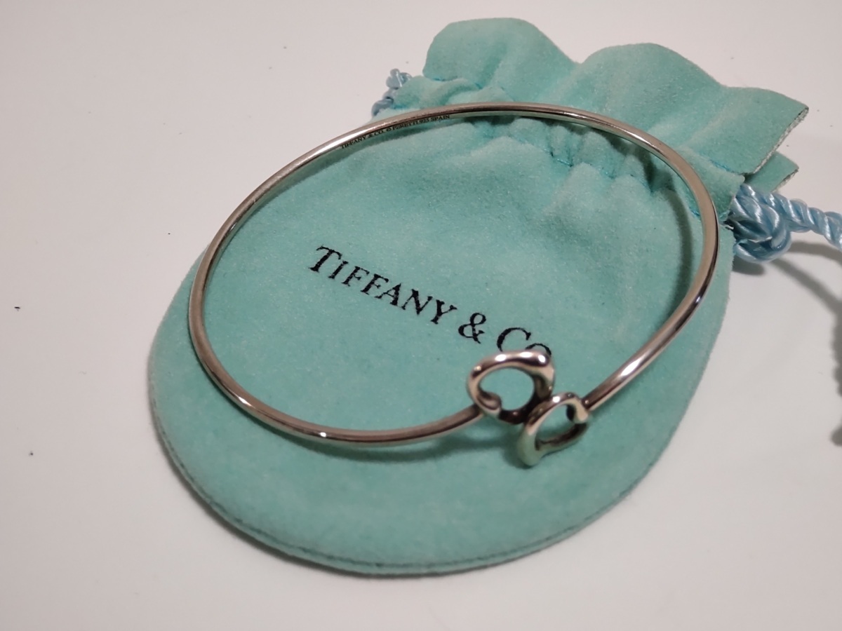 ティファニー TIFANY&CO. ハート ブレスレット バングル シルバー925