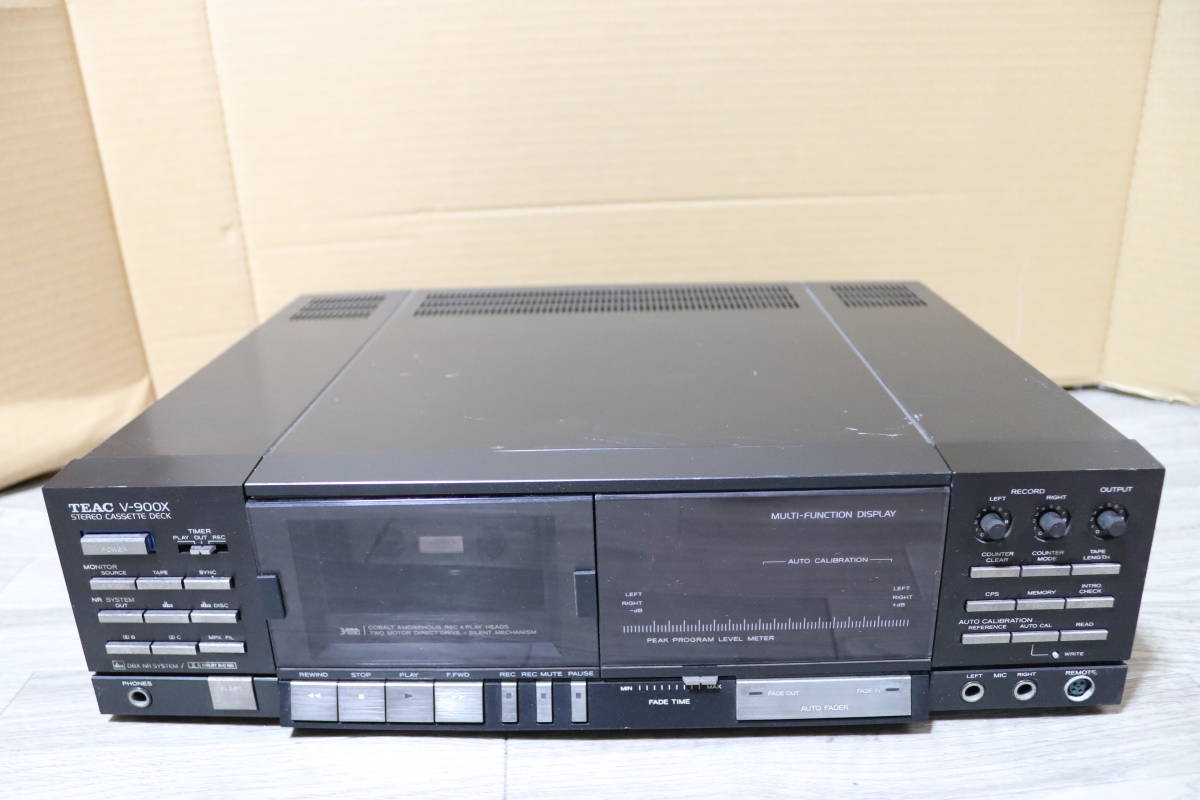 TEAC 3ヘッドカセットデッキ V-900X(ジャンク) | www