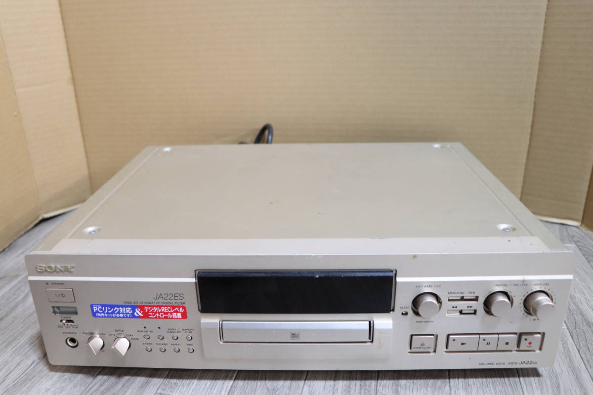 ソニーMDレコーダーJA22ESジャンク品 | signalstationpizza.com