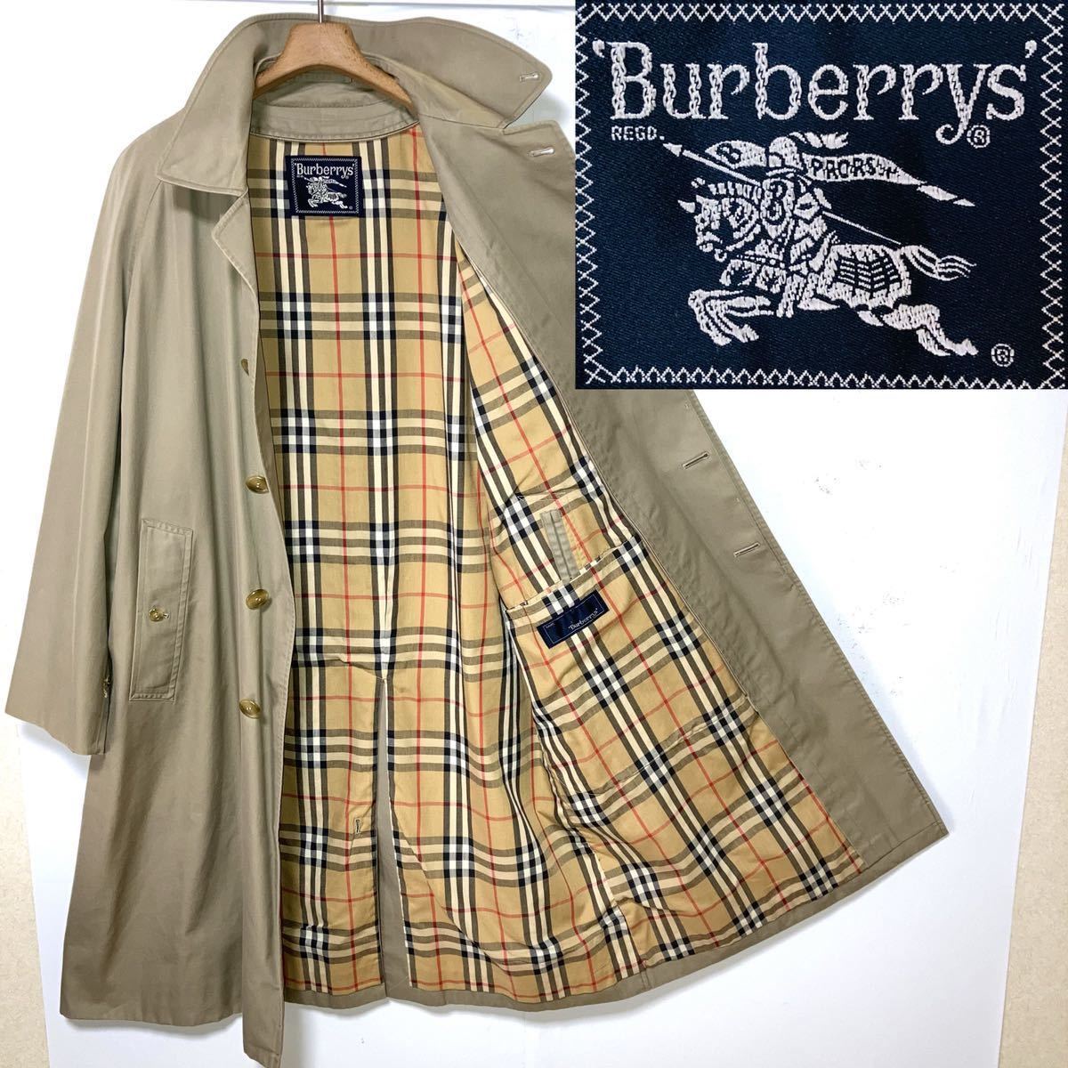 希少 BURBERRY バーバリープローサム ノバチェック ステンカラーコート