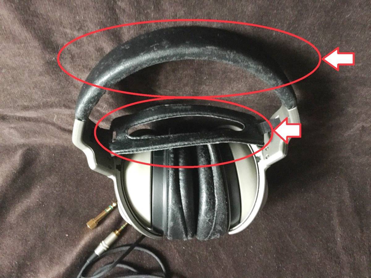 ヘッドバンド アジャスターバンド 本革に交換】 SONY MDR-CD3000 ヘッドバンド アジャスターバンド 本革に交換】 SONY MDR-CD3000