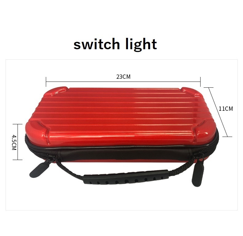 Nintendo Switch Lite 専用 キャリングケース グレー 保護 カートリッジ ホルダー付き スイッチ カバー ケース バッグ アタッシュケース_画像2