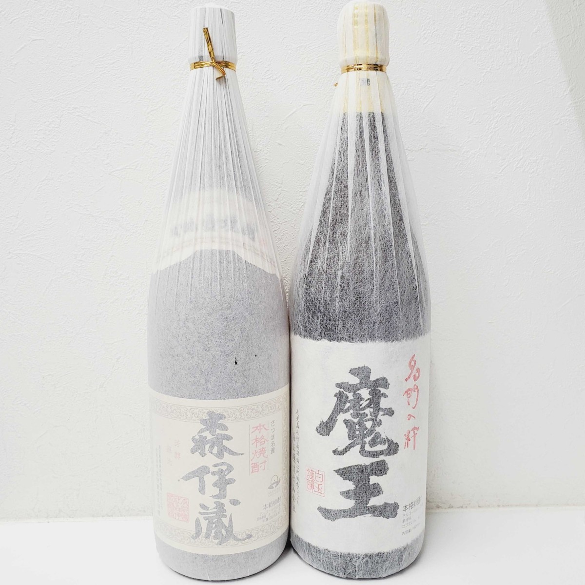 プレミアム 芋焼酎 2本セット 森伊蔵 魔王 未開栓 1,800ml 25度 1800