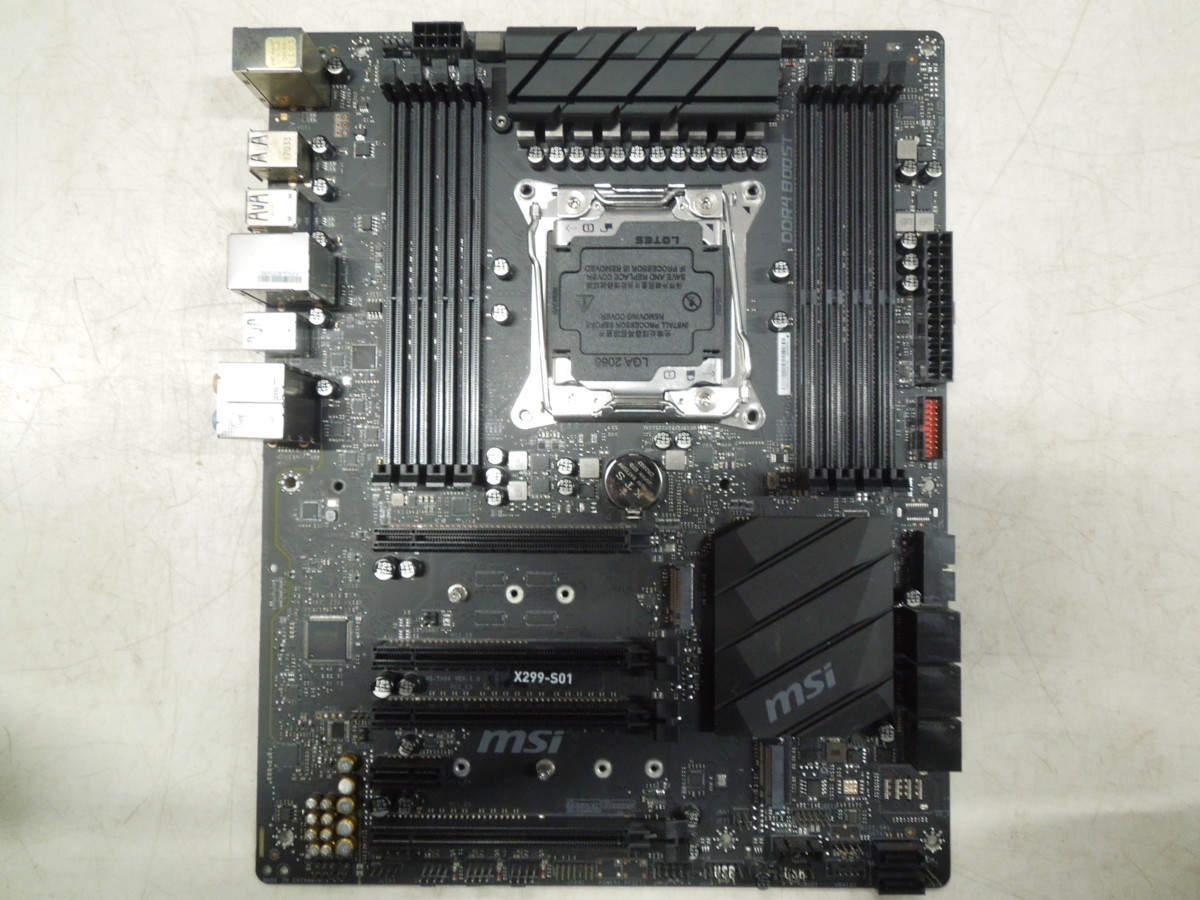 ヤフオク! - マザーボード MSI X299-S01 LGA2066 ジ...