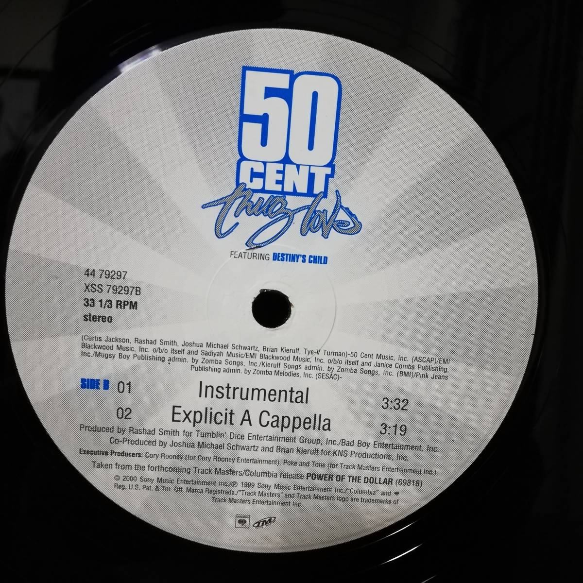 【12''】ORIGINAL - 50 Cent Featuring Destiny's Child - Thug Love - 44 79297 - *16_画像4