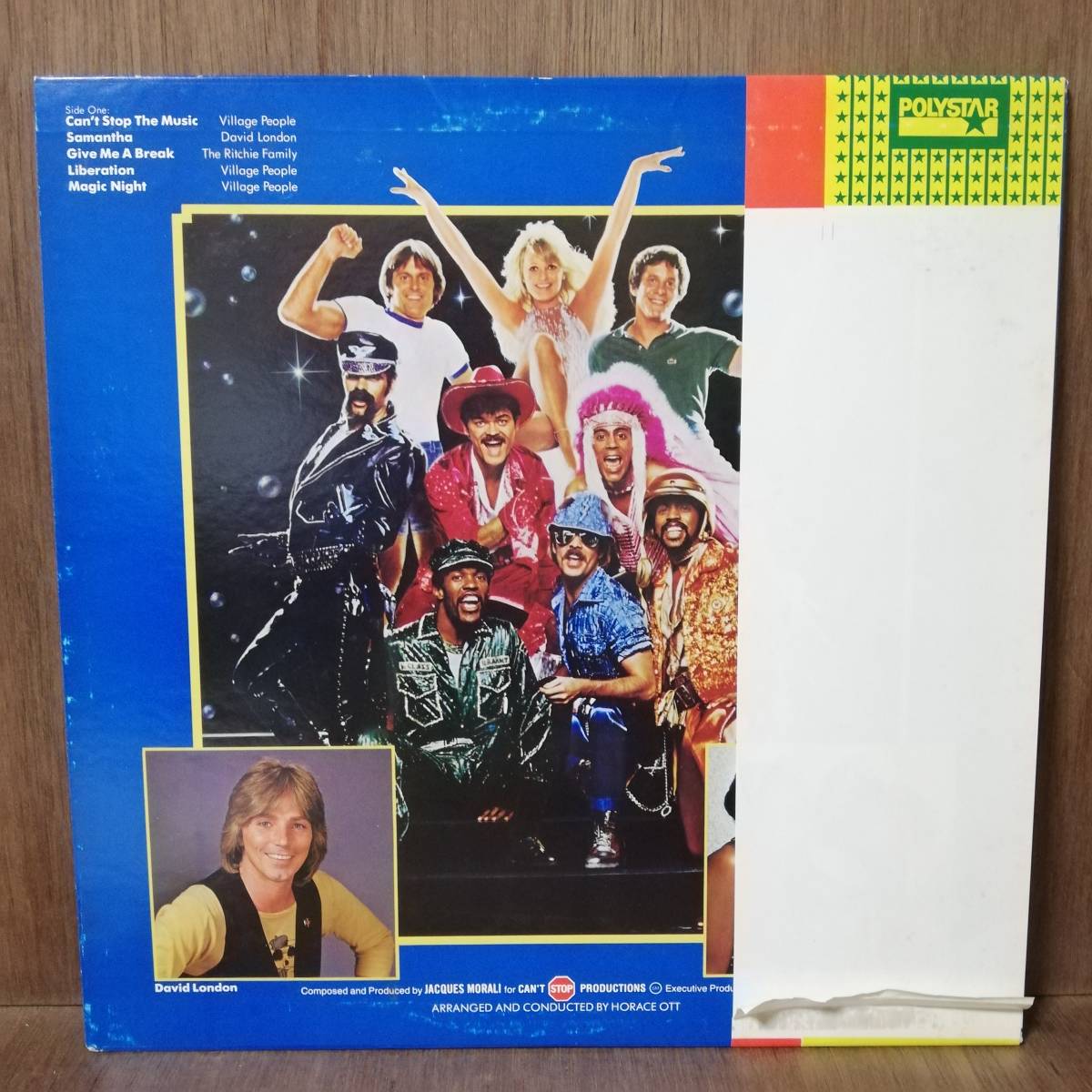 【LP】Village People - Can't Stop The Music - 25S-2 - *16_画像2