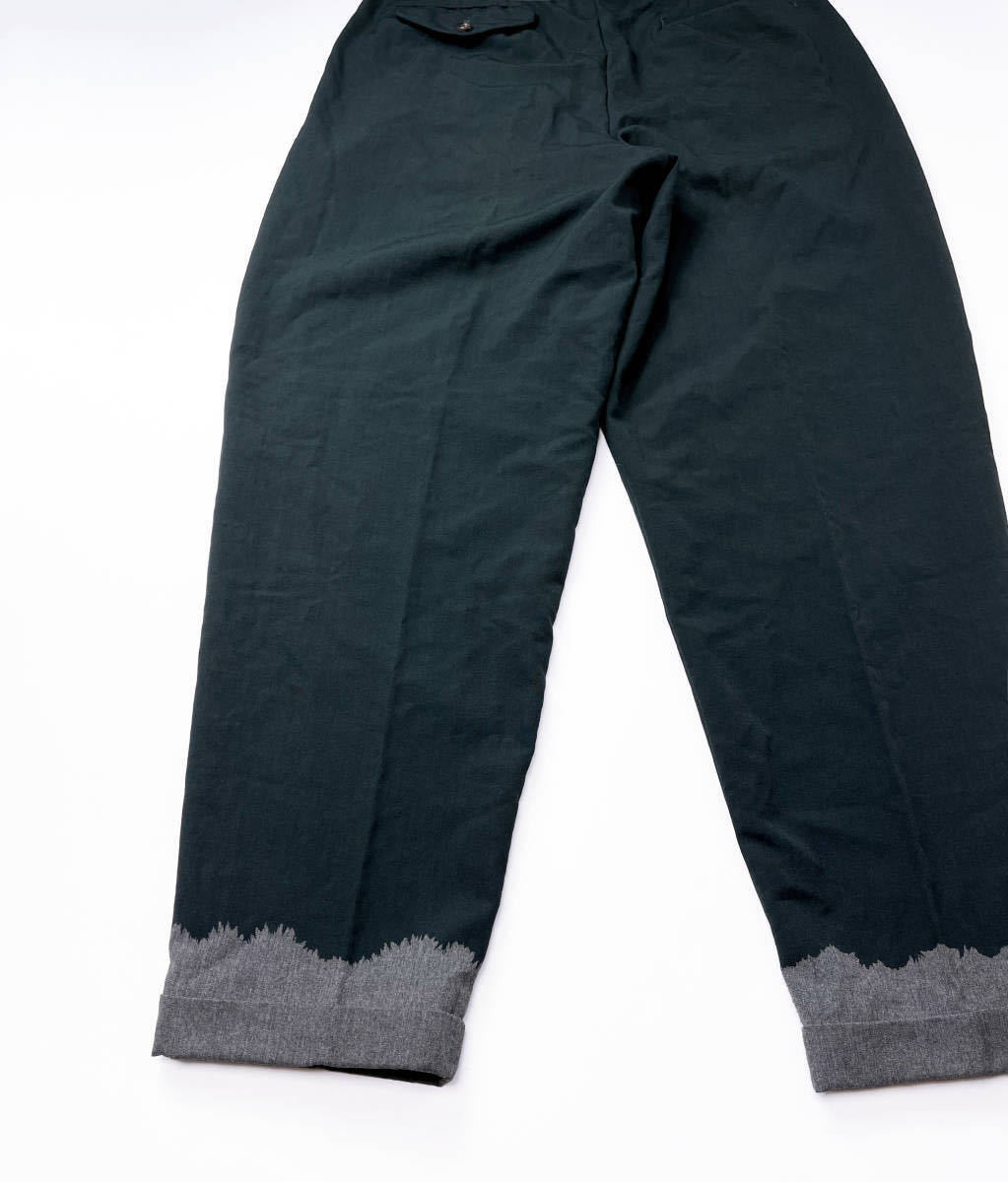 93AW 脱色 ツータック スラックス パンツ コムデギャルソンオムプリュス HOMME PLUS 1993AW 1993 Garment Bleached Pants 縮絨 94AW 1994AW_画像、説明文の転載・加工、編集利用禁止。