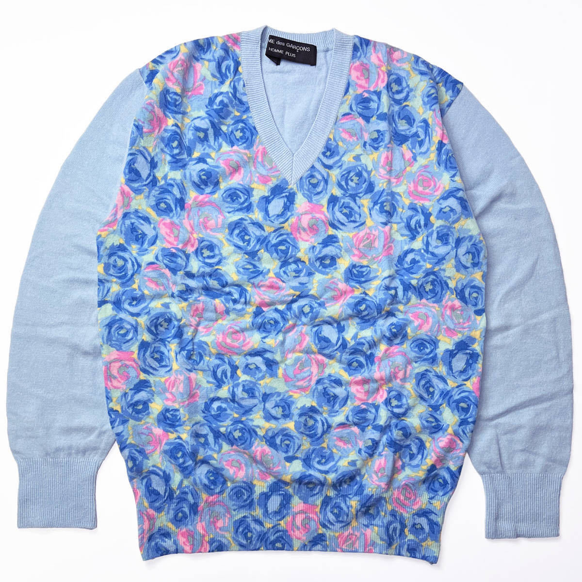 88AW 花柄 薔薇 ニットセーター コムデギャルソンオムプリュス HOMME