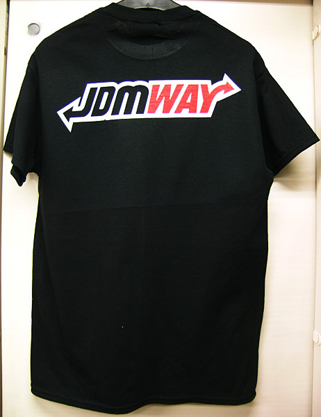 JDMWAY Tシャツ 黒 赤 USDM ローライダー ドリフト H15　jdm 北米 カスタム 走り屋 レクサス インフィニティ アキュラ_画像1