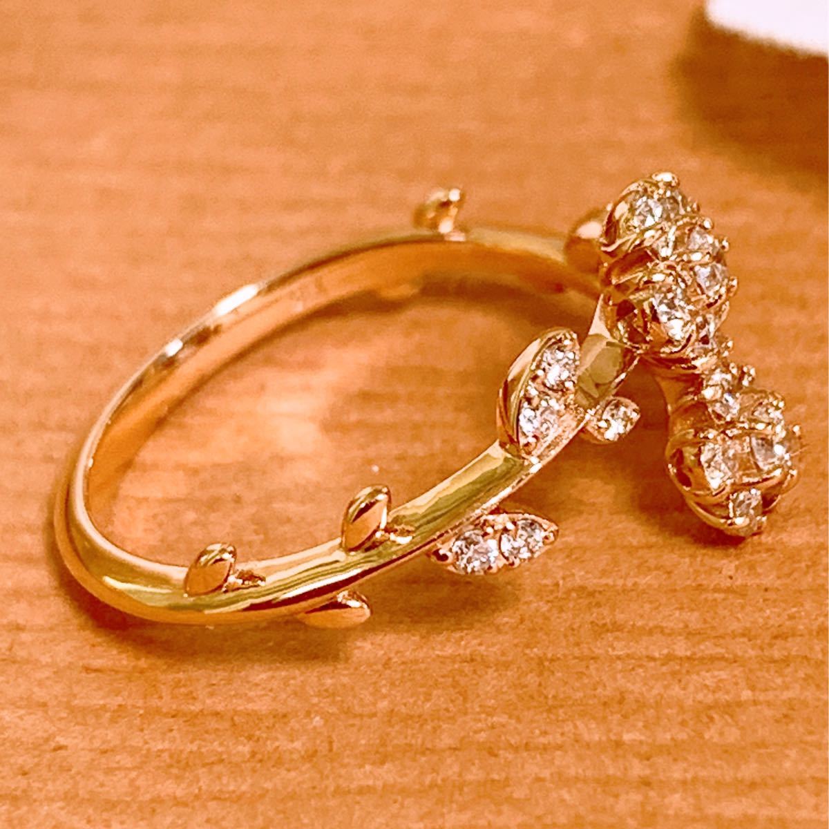 美品 クラシカル D0.40CT k18 ダイヤモンドリング k18ダイヤリング