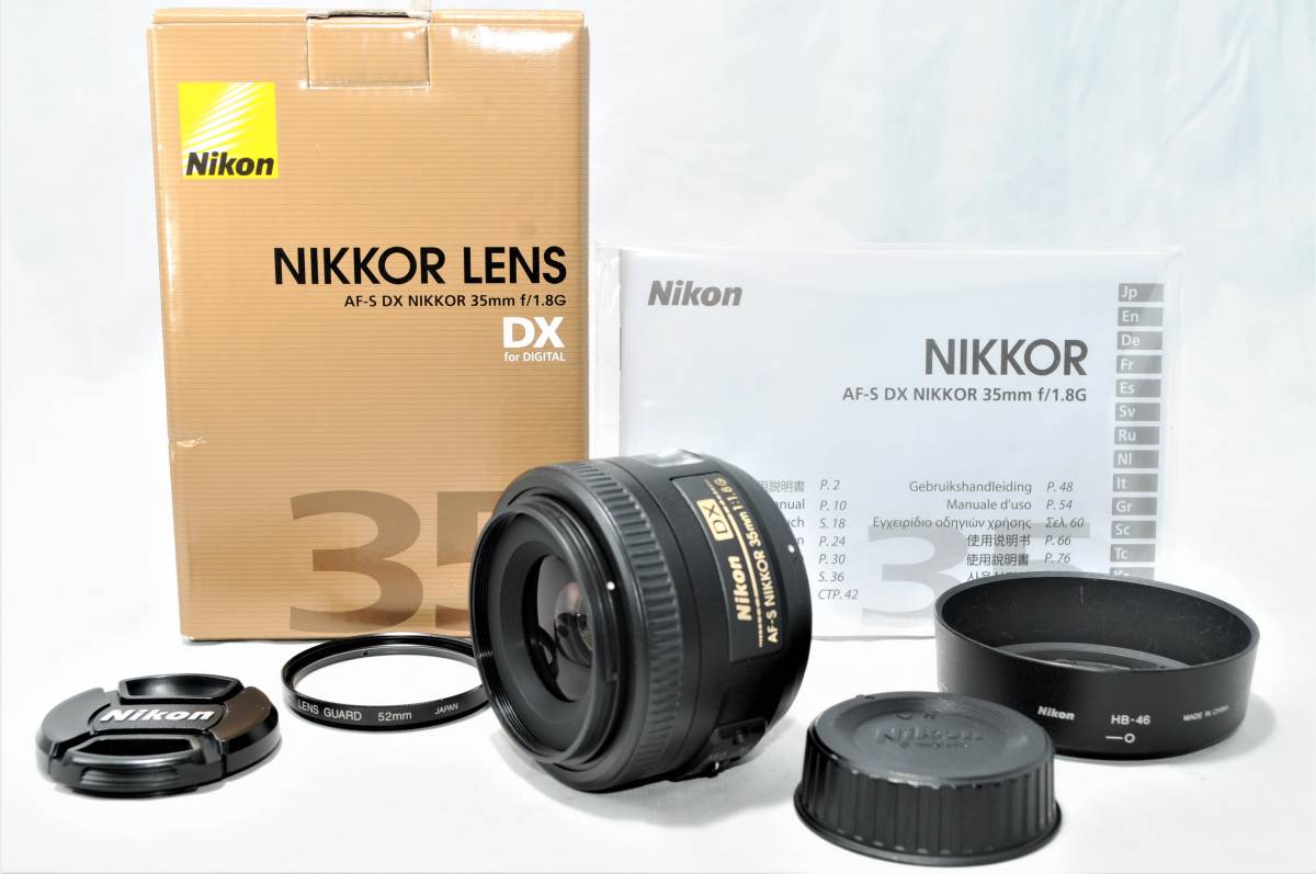 ☆極美品☆ ニコン Nikon 単焦点レンズ AF-S DX NIKKOR 35mm F1.8G