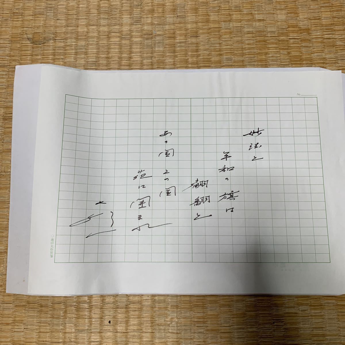 創価学会 池田大作用箋 直筆 原稿用紙 人文、社会 創価学会 池田大作用箋 直筆 原稿用紙 人文、社会