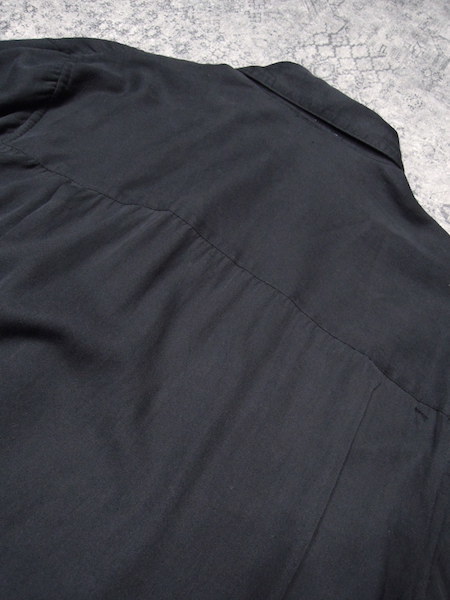 Cubavera シルクコットンシャツ◆メンズMサイズ(実寸L〜XL程度)/ブラック/黒/ロングスリーブ/長袖/キューバベラ_画像10