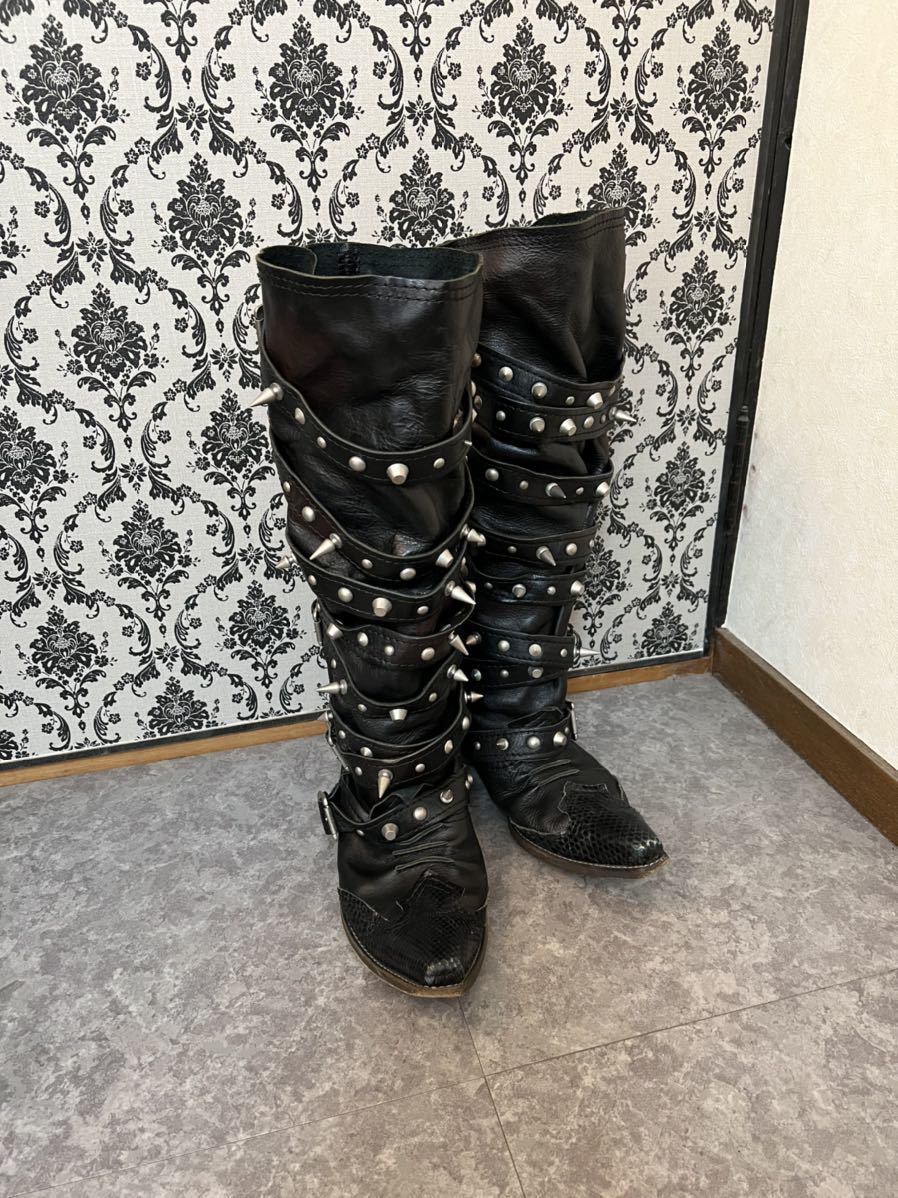 JUNYA WATANABE/スタッズロングブーツ/ジュンヤ ギャルソン 商品 JUNYA WATANABE/スタッズロングブーツ/ジュンヤ ギャルソン 商品