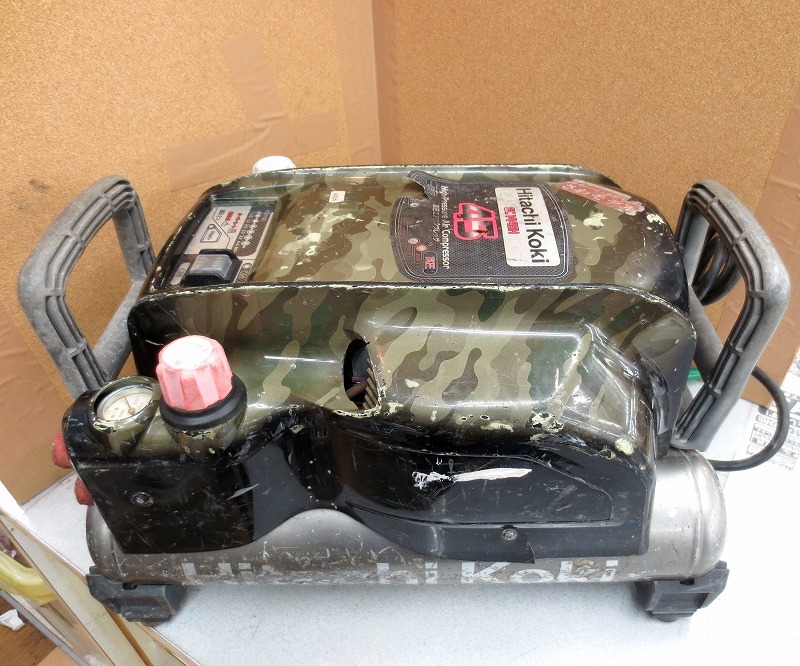 12☆日立工機☆高圧エアーコンプレッサー EC1445H navegadorinternet