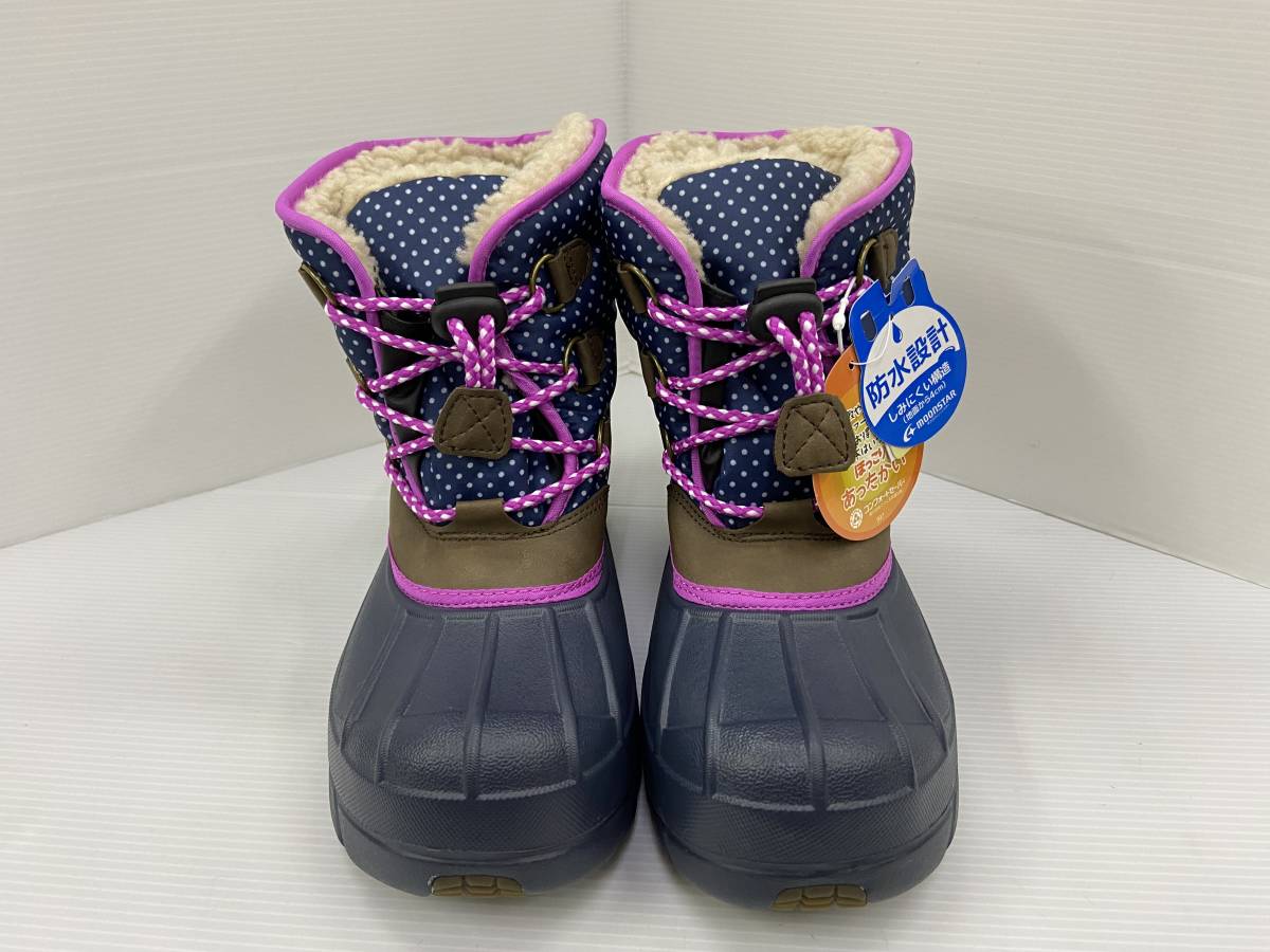 *. сделка!OSHKOSH. симпатичный snow boots 22cm темно-синий EVA материалы используя легкость шнурок. стопор . останавливать . только .. надеть обувь простой 