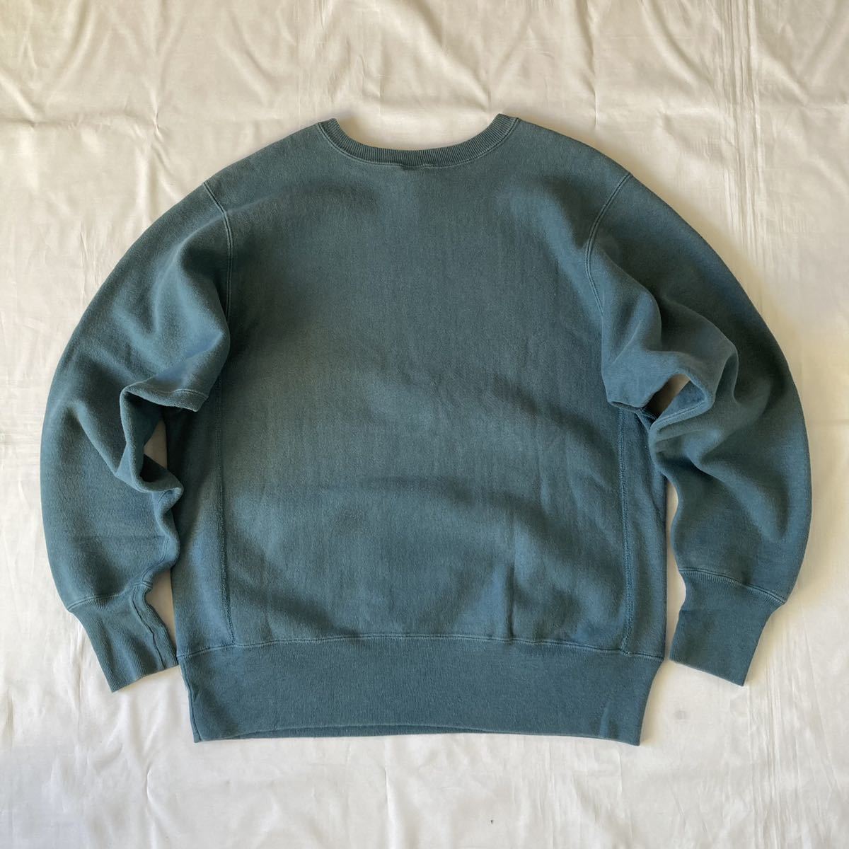 美品 レアカラー 良デザイン 希少 90's Champion チャンピオン reverse weave リバースウィーブ USA製 アメリカ製 ビンテージ くすみカラー_画像7