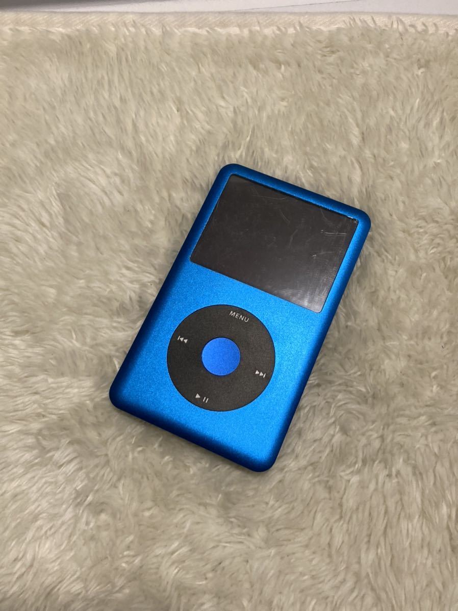 日本限定 Apple iPod classic第7世代 160GBから256GBにブルー青