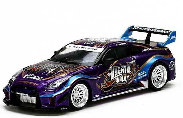 MINI GT】1/64 LB-WORKS Nissan GT-R R35 ( LBWK KUMA Graffiti