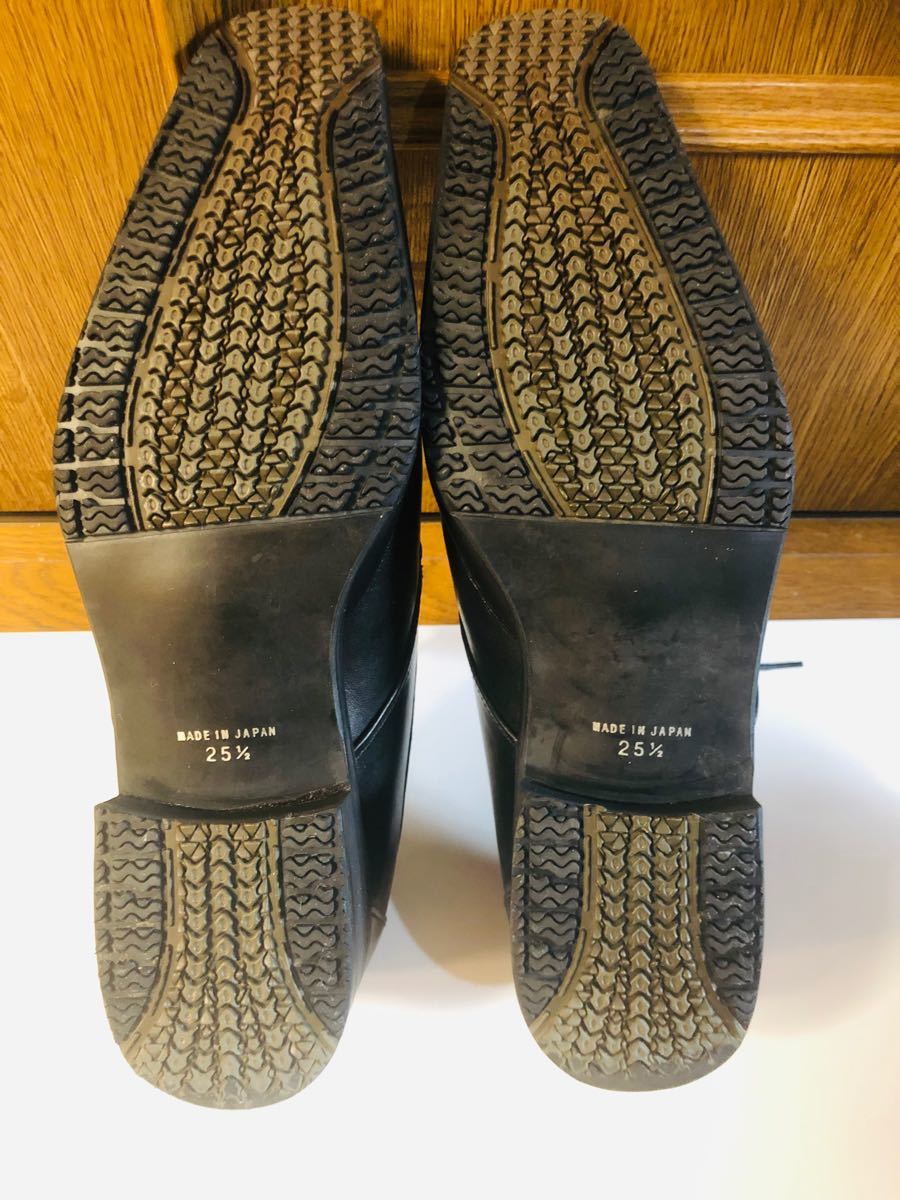 【本革】革靴 ビジネスシューズ 25.5 メンズ