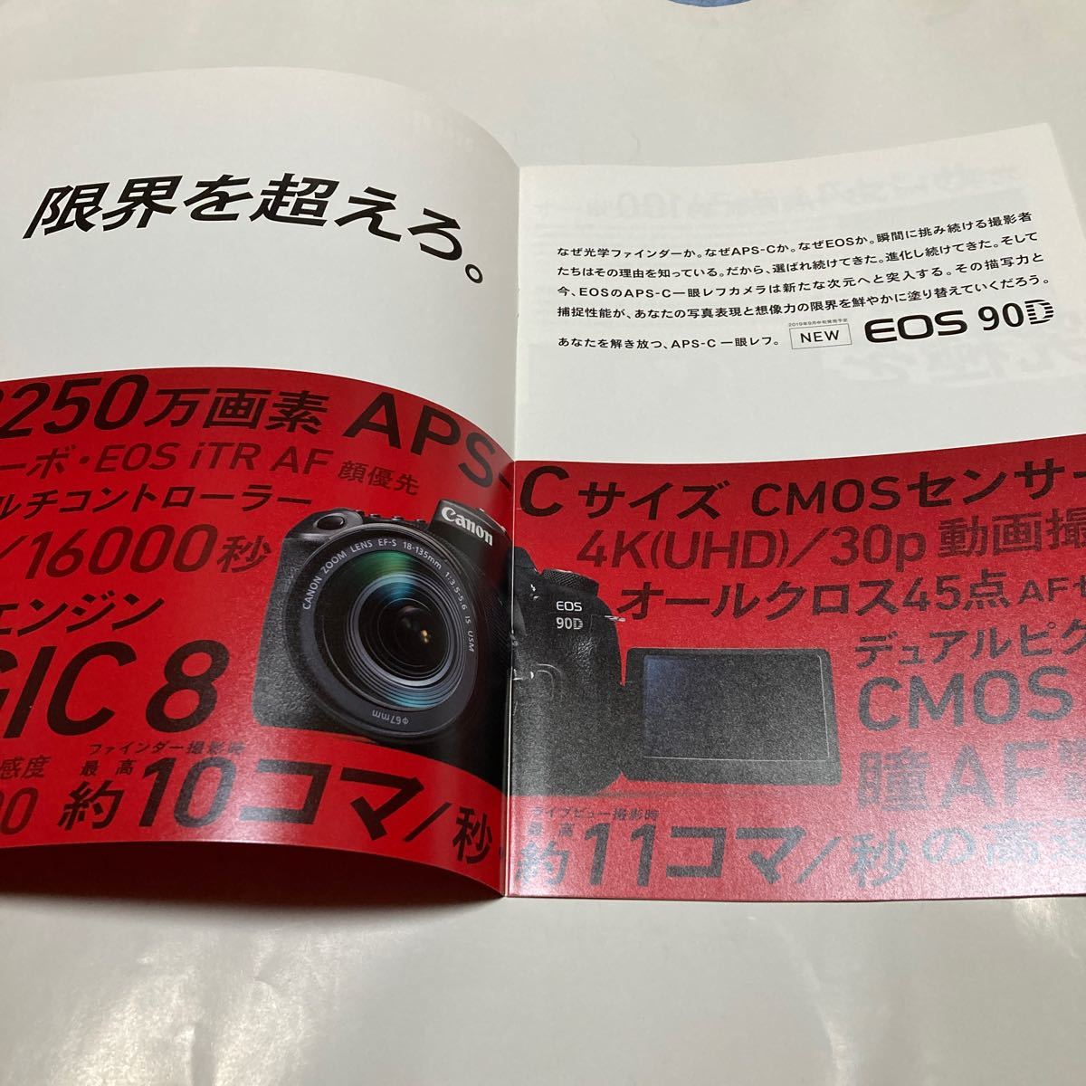 カタログ キャノン EOS 90D 2019/8 p15 送料無料