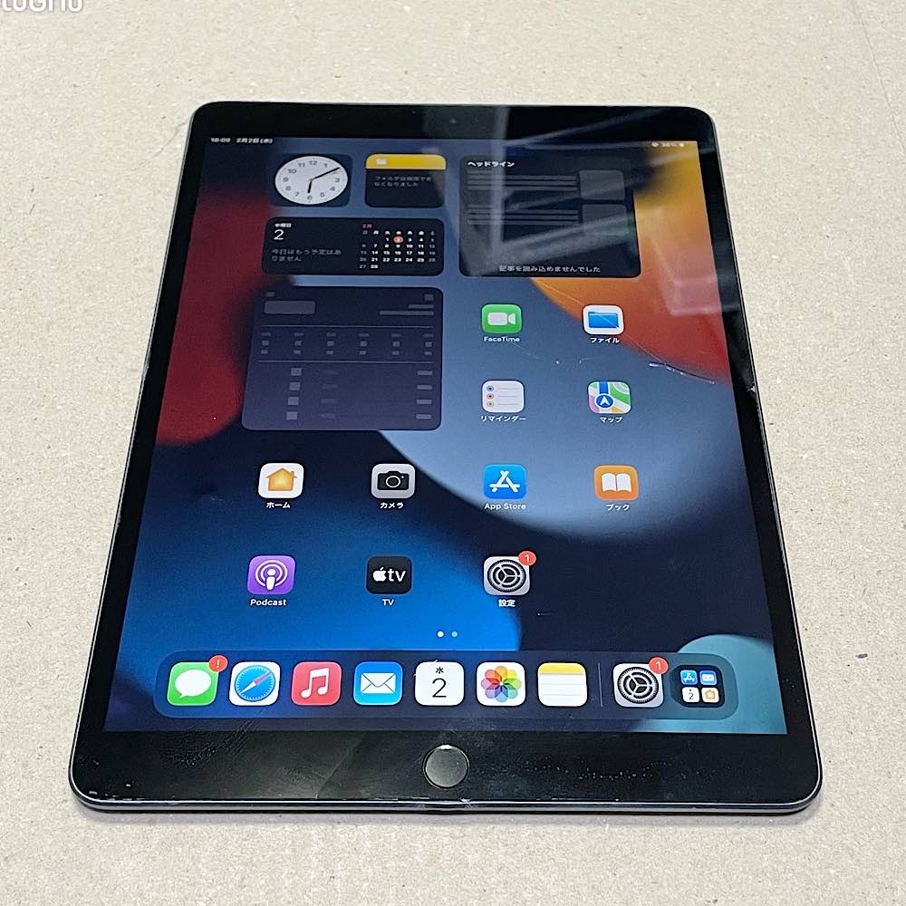 バッテリー80.4% 充電515回 ☆ iPad Air 3 (第3世代) 64GB グレイ Wi