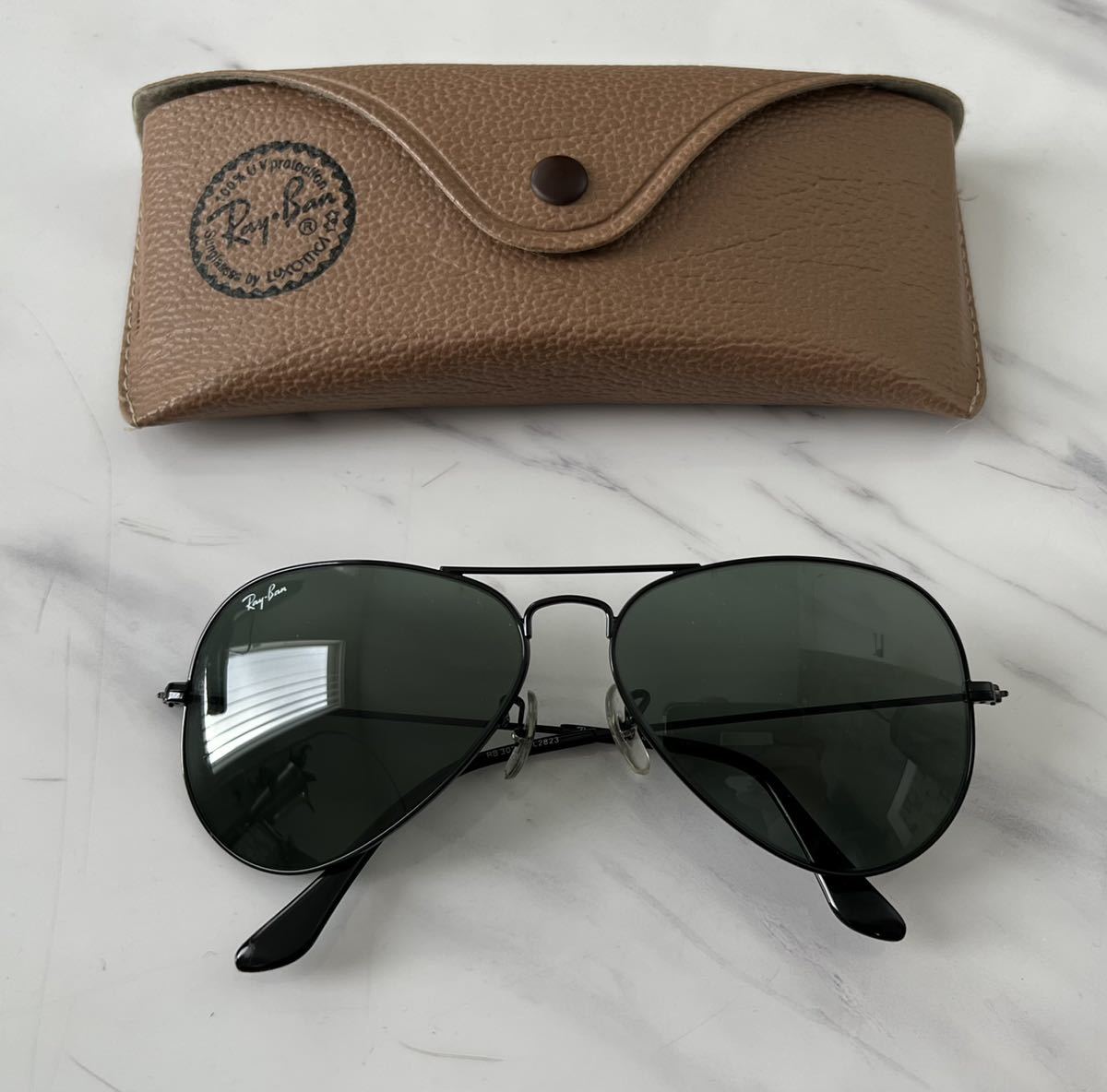 見事な創造力 AVIATOR vintage RayBan 希少 美品 超 CLASSIC 砂打ち RB