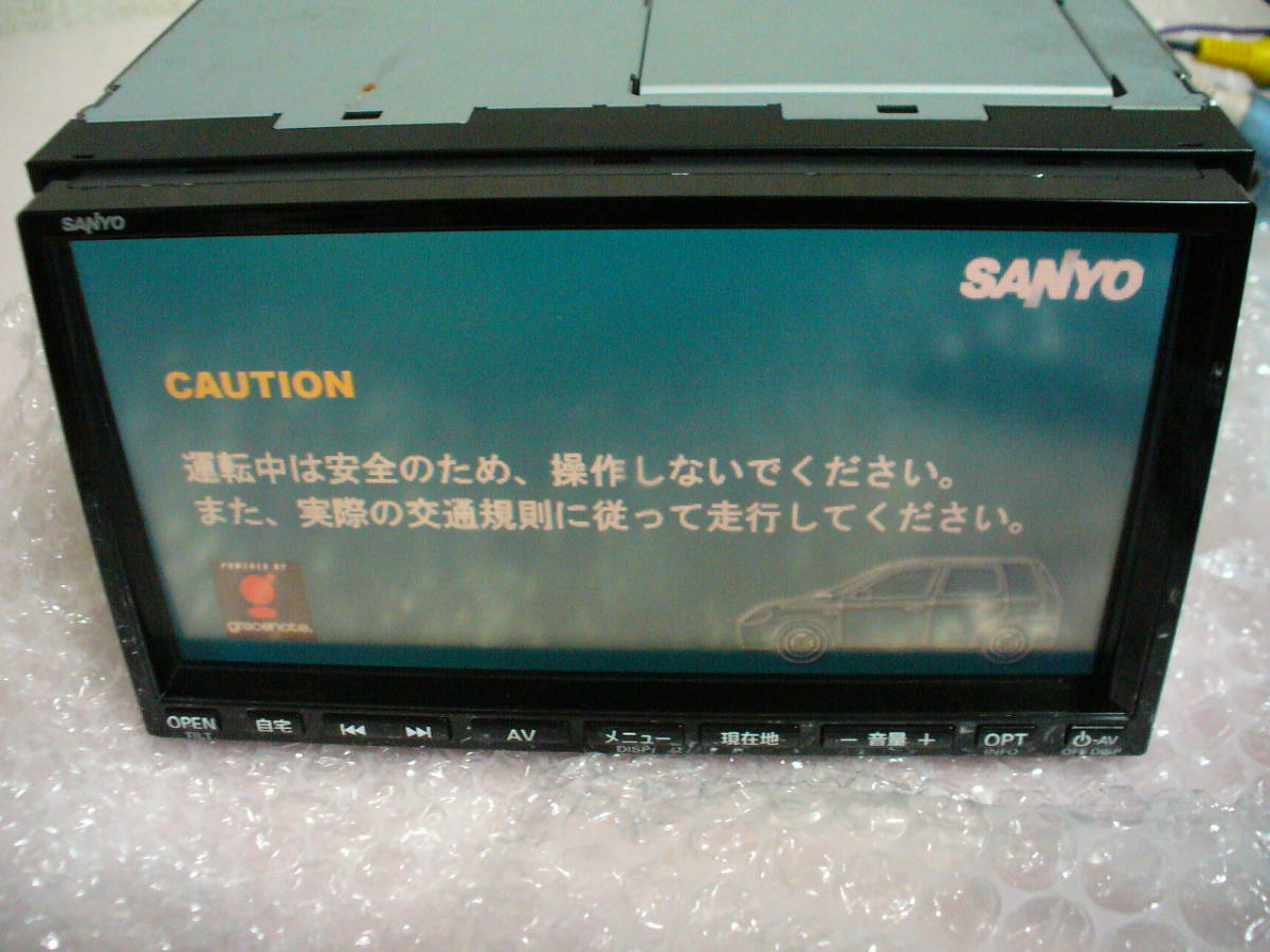 SANYO製HDDナビ　NVA-HD3770 動作不良　部品取り用