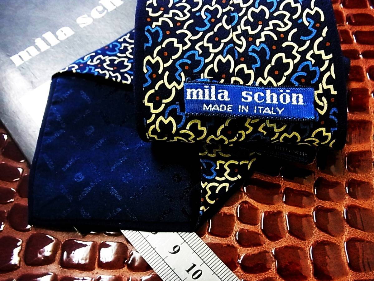E1422N* прекрасный товар * Mila Schon [ общий M Logo ] галстук 