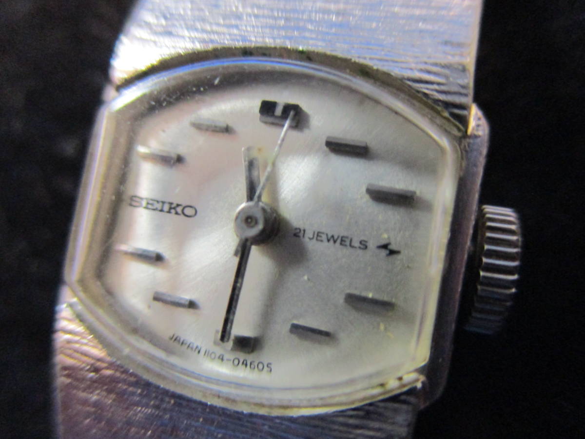 セイコー/SEIKO 手巻きレディース腕時計 1104-3200 21石 稼働品_画像1