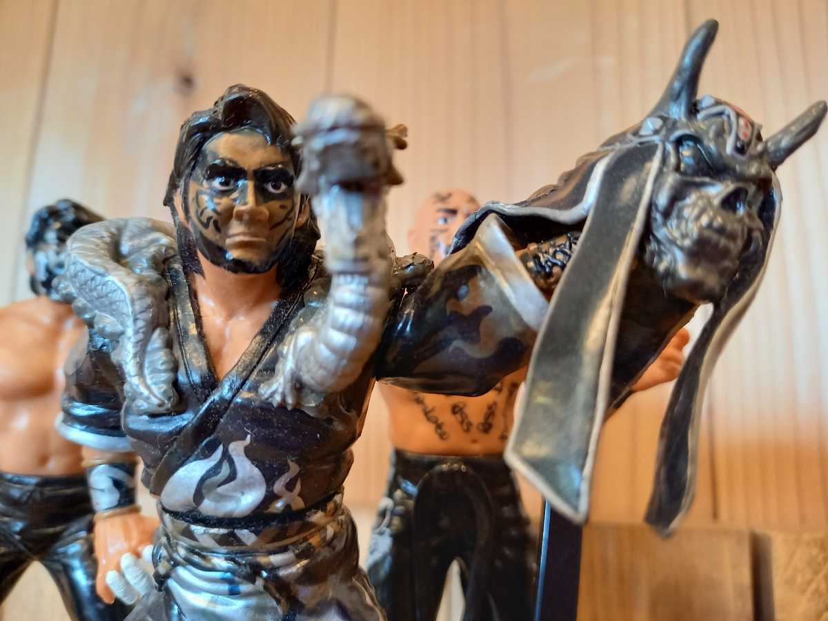 【激レア ムタ3体セット】グレートムタ 黒使無双 nWoムタ フィギュア 愚零闘武多 新日本プロレス 全日本プロレス WCW 武藤敬司