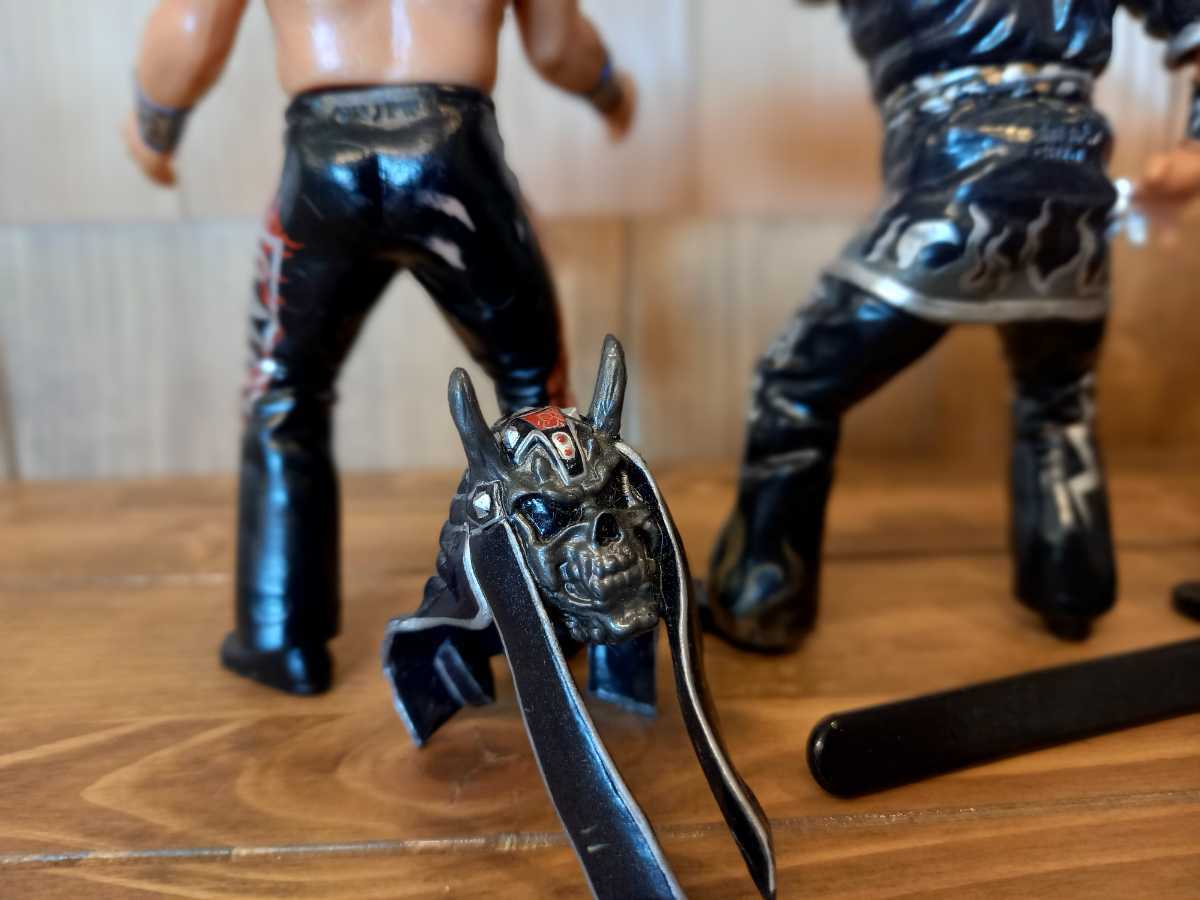 [ ultra rare! Muta 3 body set ] Great Muta black . peerless nWo Muta figure . 0 .. many New Japan Professional Wrestling all Japan Professional Wrestling WCW. wistaria ..