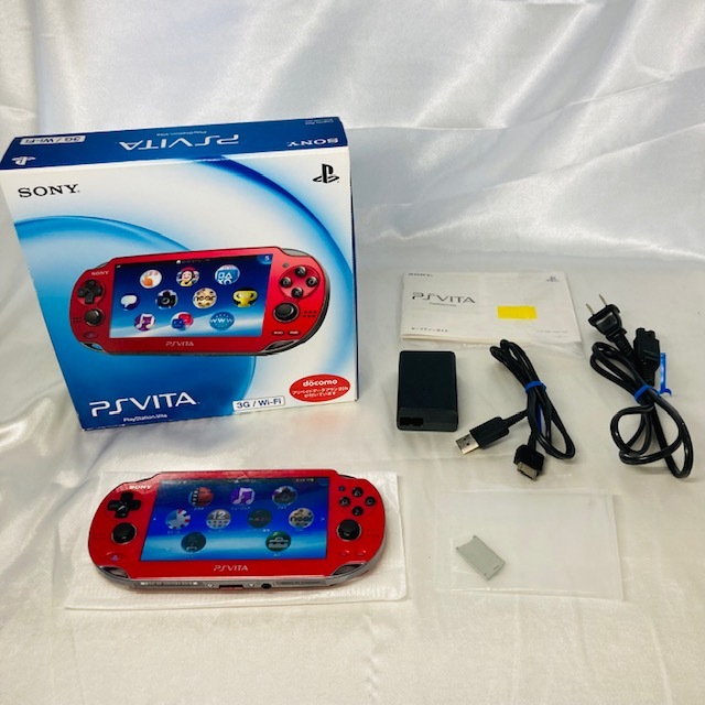 PSVita コズミック・レッド 3G Wi Fiモデル SONY PCH   通販