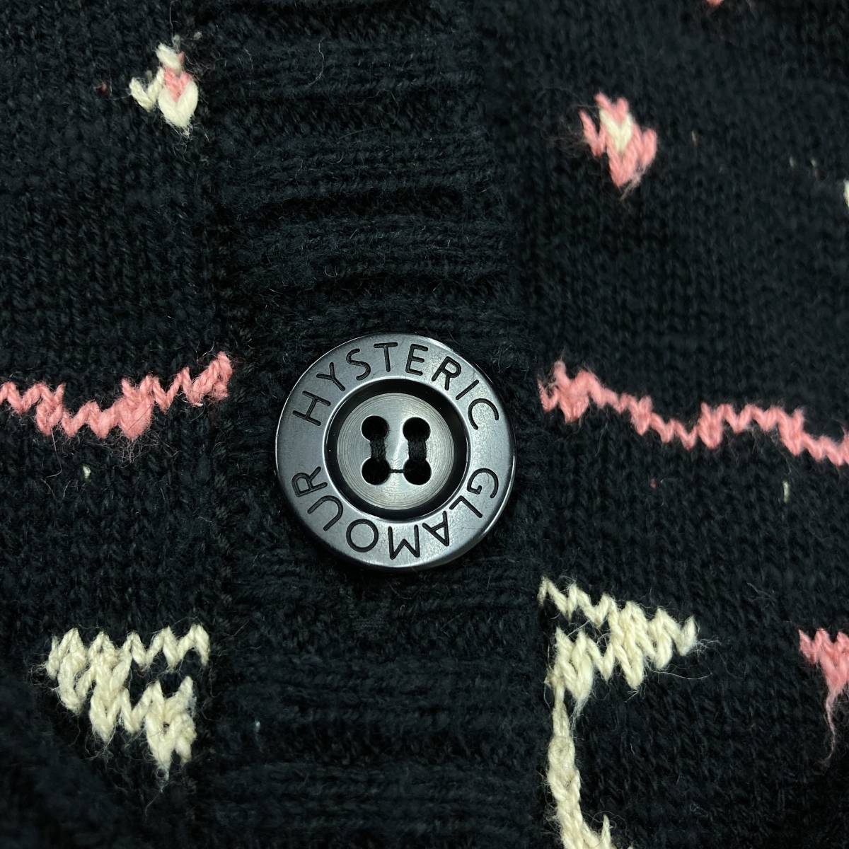 フラワーB ブルーグレイ 初期 hystericglamour 総柄 ニット