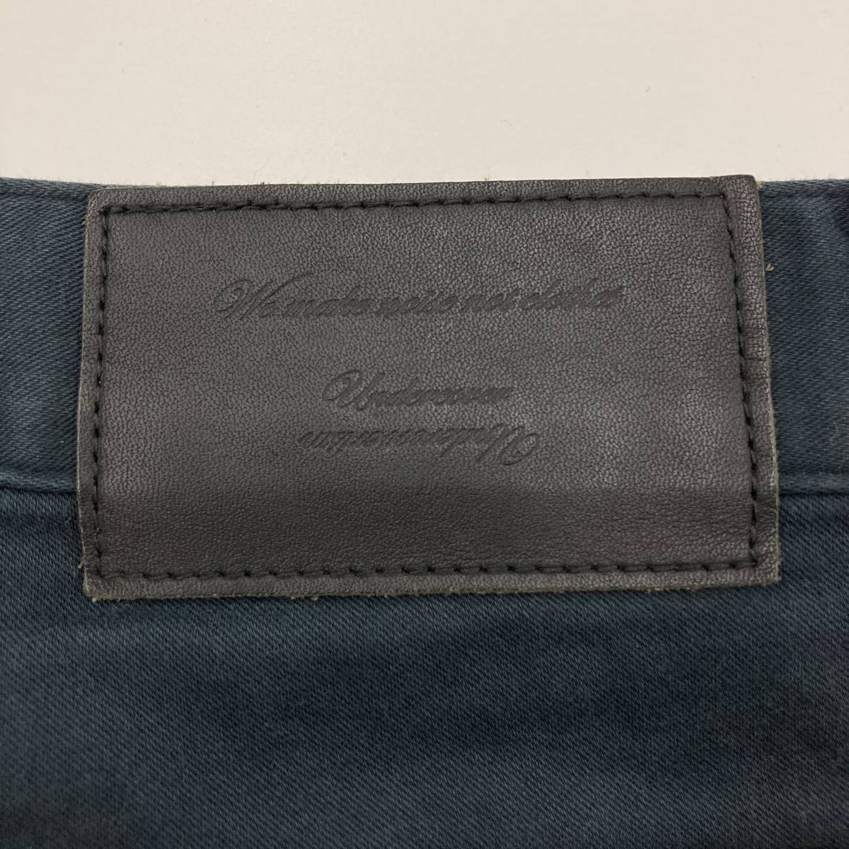  редкость UNDERCOVER брюки-карго обтягивающий стрейч темно-синий темно-синий 1 размер undercover молния вышивка милитари архив archive 0242