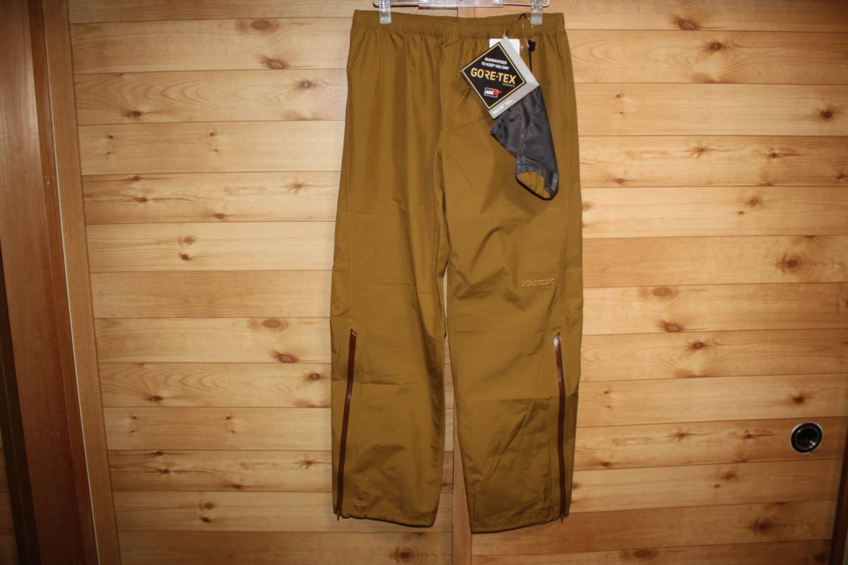 未使用マーモットMarmot メンズL ゴアテックスコモドパンツ レイン