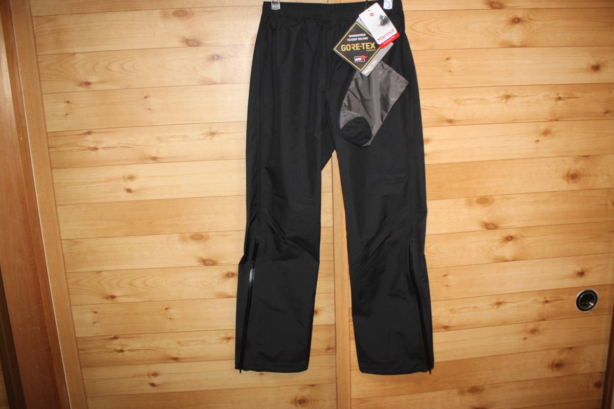 未使用マーモットMarmot レディースL 黒 ゴアテックスコモドパンツ