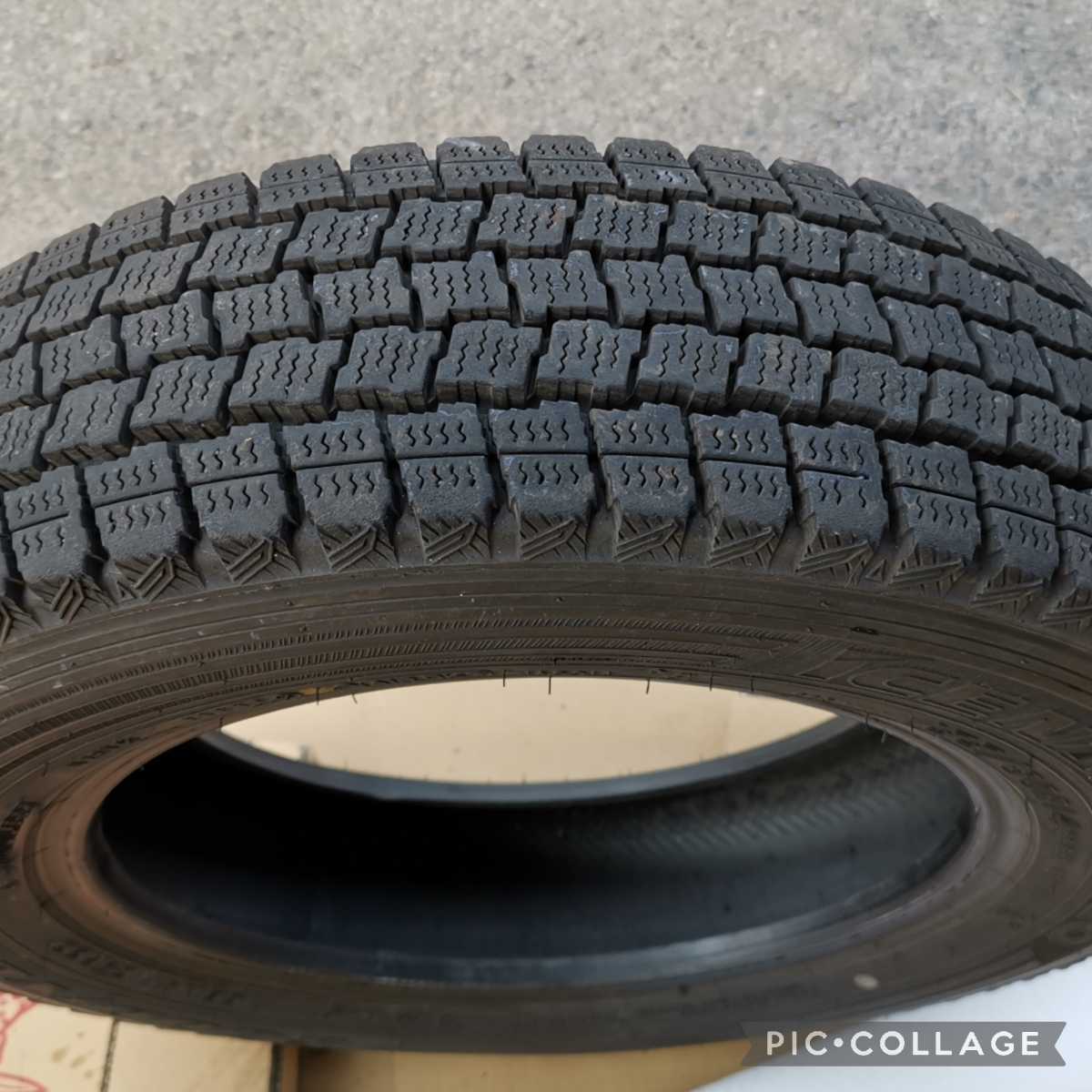 『GOODYEAR アイスナビカーゴ　155/80R14 88/86N.LT　2018年製バリ山　冬タイヤ　スタッドレスタイヤ1本のみ』_画像8