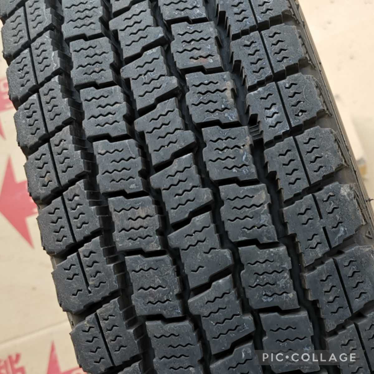 『GOODYEAR アイスナビカーゴ　155/80R14 88/86N.LT　2018年製バリ山　冬タイヤ　スタッドレスタイヤ1本のみ』_画像7