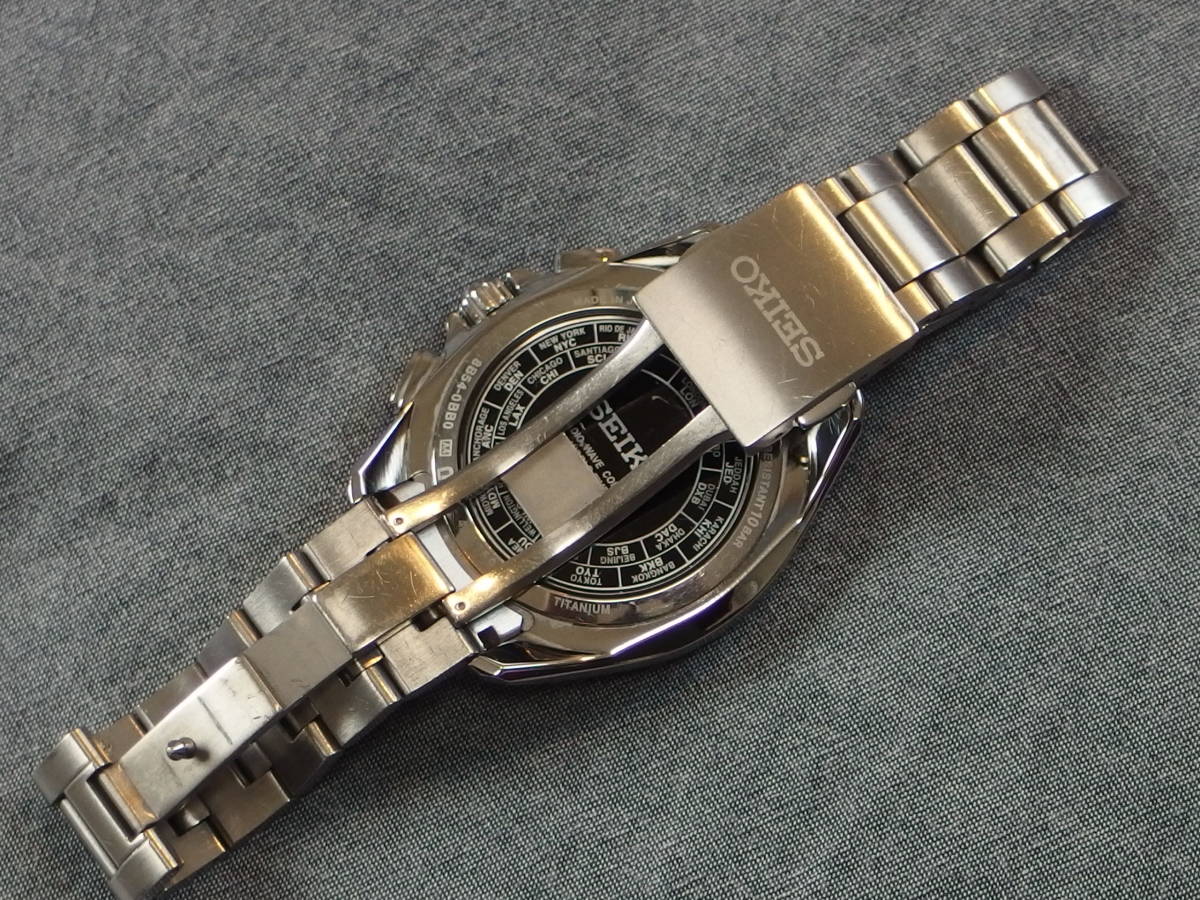 セイコー ブライツ SAGA159 SEIKOチタン 腕回り17㎝ 定価\132000