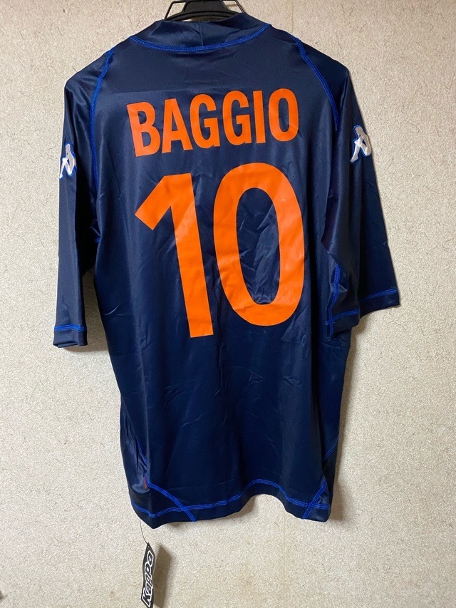 Baggio 10 ブレシア 稀少な 3rd ファンタジスタ ロベルト バッジョ 04引退年 新品未使用タグ付き半袖xxlアズーリ 23brickstreet It