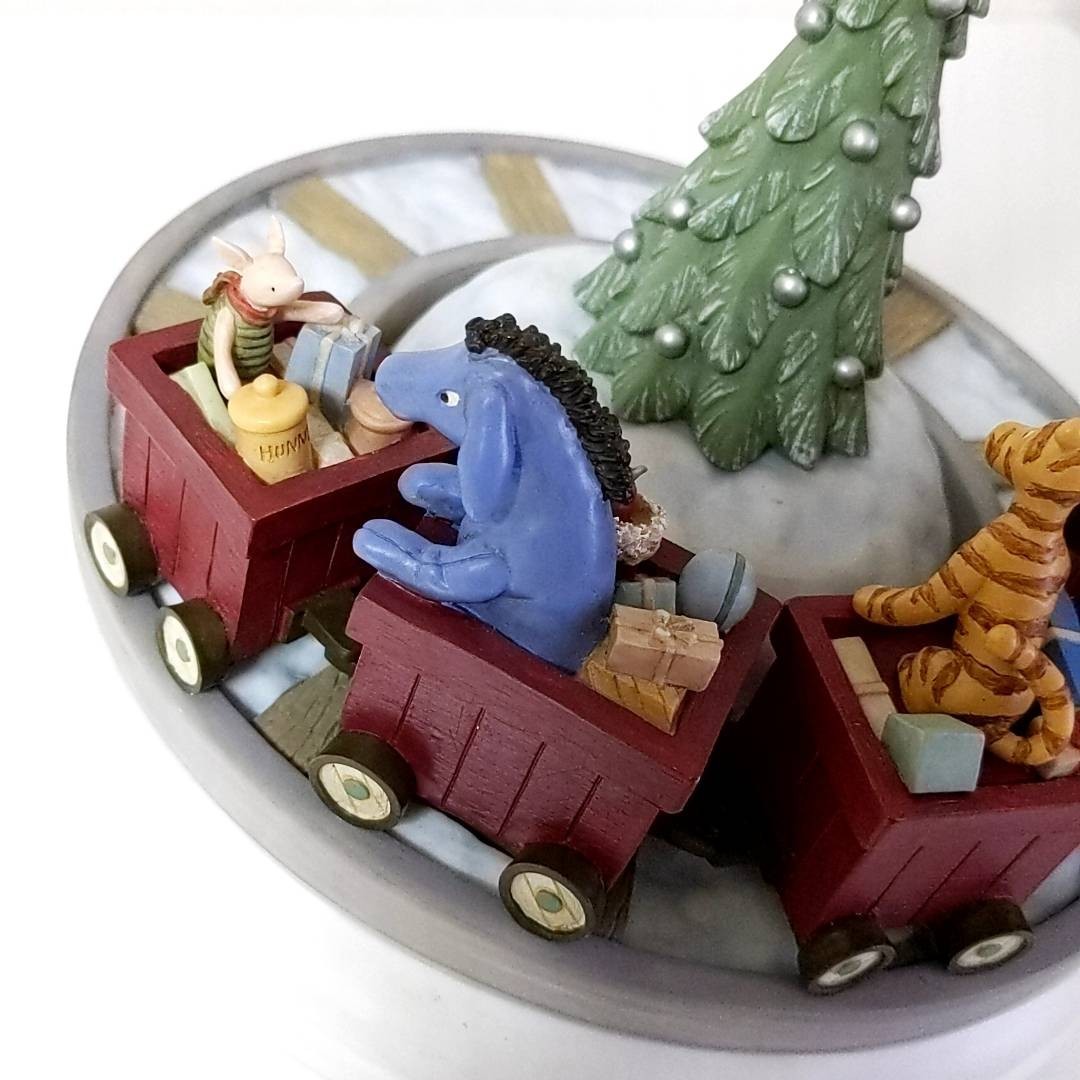 通販売 クラシックプー MICHEL&Co 置物 クリスマス オルゴール 汽車