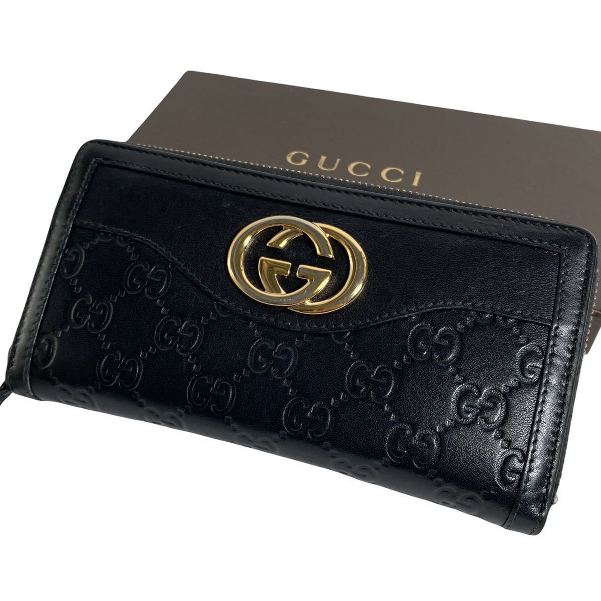 極美品!グッチ『漂う高級感』GUCCI 長財布 ラウンドファスナー/ジップ